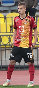 Суханов в составе «Арсенала» в 2021 г.