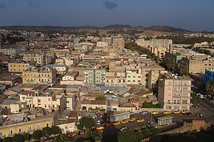 English: Asmara, Eritrea.