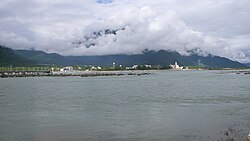 View of Bayi Town from the Nyang River