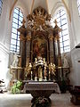 Hlavní oltář, kostel Nejsvětější Trojice, Královo Pole (1763)