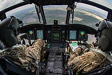 CH-47 cockpit view, 2020 CH-47 Chinook cockpit over Virginia.jpg