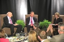 File:CRFB Annual Conference - Dinner Discussion with Judy Woodruff, Alan Simpson and Erskine Bowles.webm