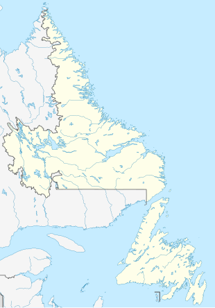 Location map Канадэ Ниуфаундлендрэ Лабрадоррэ
