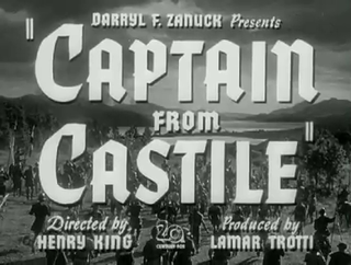 Description de l'image Captain from Castile Henry King 1947.png.