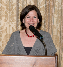 Carol Weston at the New York Society Library in 2009