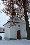 Chapel in winter in Hodov, Třebíč District.jpg