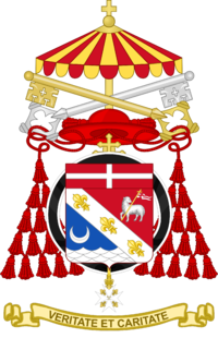 Coat of Arms of Jean-Louis Pierre Cardinal Tauran.png