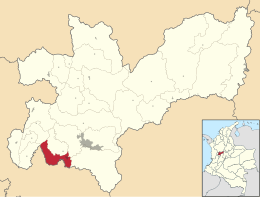 Chinchiná – Mappa