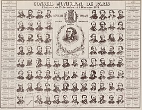 Conseil municipal de Paris 1874