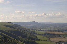 Udsigt over South Downs fra Devil's Dyke