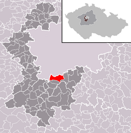 Dolní Břežany - Localizazion
