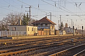 Außenansicht des Bahnhofs