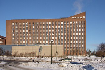 Kontorsbyggnad för L.M. Ericsson, Midsommarkransen, 1968–1970.