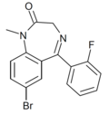 Флуброметазепам structure.png