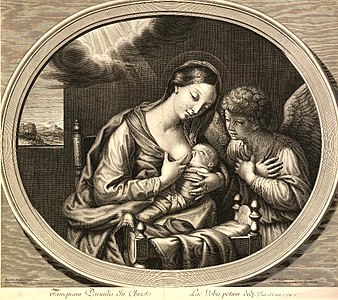 Vierge allaitant l'Enfant