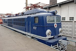 ФК-07 в железнодорожном музее Варшавского вокзала в Санкт-Петербурге