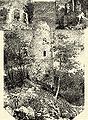 Gravure des ruines du château de Bélavar