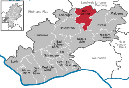 Kaart van Hünstetten