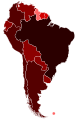 H1N1 South America map by confirmed cases.svg