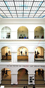 Atrium of the Hochschule fur Grafik und Buchkunst Leipzig HGB-LichthofMontage.jpg
