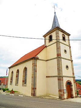 Protestantse kerk in Hellering-lès-Fénétrange / Helleringen bei Finstingen