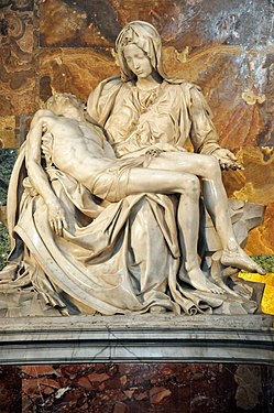 La Pieta, de Michel-Ange, 1498-1499.