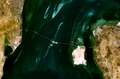 Image 6The King Fahd Causeway as seen from space (from Bahrain)