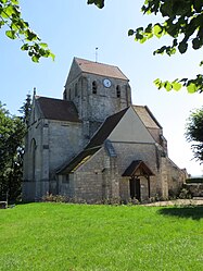The church in La Villeneuve-sous-Thury