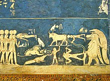 The Ikhemu-sek, a group of ancient Egyptian deities who were the personifications of the northern constellations La tombe de Sethi 1er (KV.17) (Vallee des Rois, Thebes ouest) -5.jpg