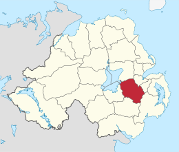 Distretto di Lisburn – Localizzazione