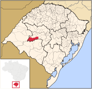 Localização de Cacequi