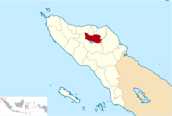 Location within Aceh