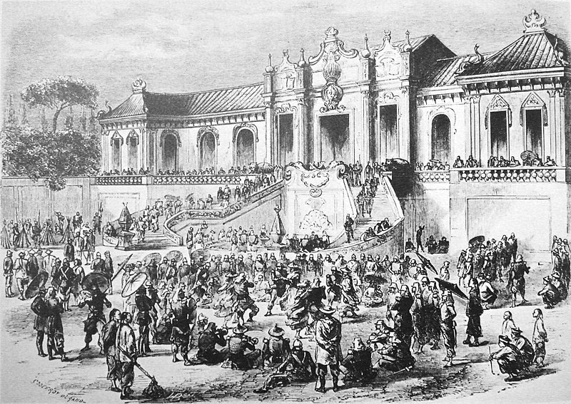 File:Looting of the Yuan Ming Yuan by Anglo French forces in 1860.jpg