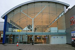 Main Entrance to The Birchwood Shopping Centre - geograph.org.uk - 1035107.jpg