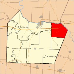 Location in Cooper County