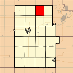 Location in Dickinson County