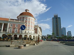 Finanční centrum Angoly je hlavní město Luanda.