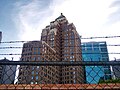 Marine Building from Waterfront Road under the Shaw Building. One of my favourites, for some reason. Maybe it's some kind of metaphor.