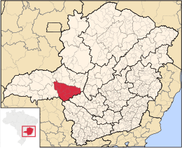Araxá – Mappa