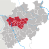 Lage des LVR in Nordrhein-Westfalen
