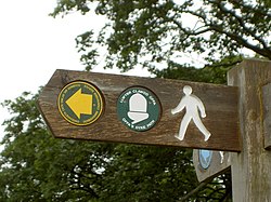 Offa's Dyke Path signpost. - geograph.org.uk - 501938.jpg