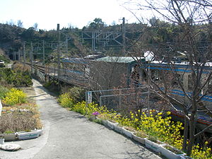 오우라 역 입구