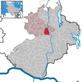 Poziția Panten pe harta districtului Herzogtum Lauenburg