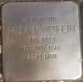 Stolperstein Paula Löwenheim