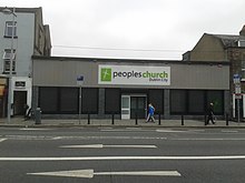 This Pentecostalist centre of worship has incorporated a populist label into its name, the Peoples Church Dublin City Peoples Church Dublin.jpg