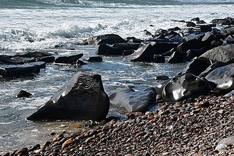 Petroglyphs of the archaeological site of Las Labradas, situated on the coast of the municipality of San Ignacio (Mexican state of Sinaloa)