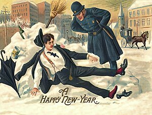 Пощенска картичкаAHappyNewYear1912.jpg