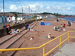 View along Preston Sands beach