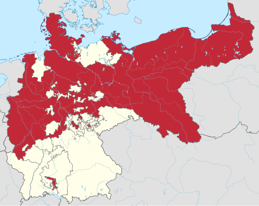 The Kingdom of Prussia within the German Empire between 1871 and 1918