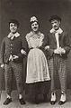 Robey (left), Violet Loraine and Alfred Lester during a publicity shot for The Bing Boys are Here in 1916